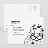 LOSSBIAN BRIEFKAART (Voorkant / Achterkant)