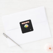 losscharnierende Deluluu Vierkante Sticker (Envelop)