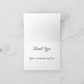 Losse Abstracte rode veld van korenbloemen Waterve Bedankkaart (Binnen)