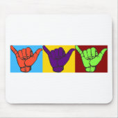 Losse ASL-design ophangen Muismat (Voorkant)