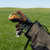 Losse bossen met bloemen AI Art Golfheadcover (Insitu)