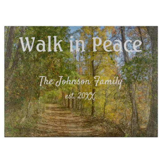 Losse bosweg snijplank (Voorkant)