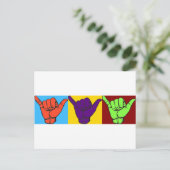 Losse design briefkaart (Staand voorkant)