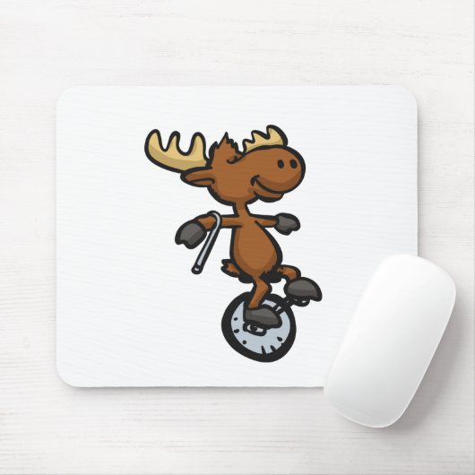 Losse eenwieler | achtergrondkleur kiezen muismat (Met muis)