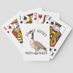 Losse Ganzen Wisselende Gans Pokerkaarten