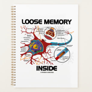 Losse geheugen in Neuron Synapse Geek Humor Planner