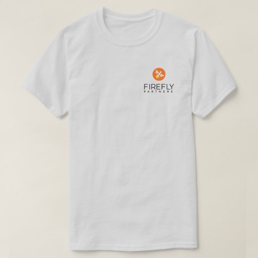 Losse, grijze T-shirt (Design voorkant)