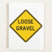 Losse grind waarschuwingsbord Road Hazard Planner (Voorkant)