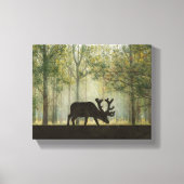Losse in de illustratie van het bos canvas afdruk (Voorkant)