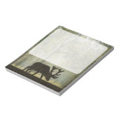 Losse in de illustratie van het bos notitieblok (Linkerzijde)