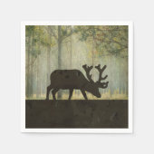 Losse in de illustratie van het bos servet (Voorkant)