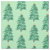 Losse kerstboomstructuur stof (Swatch)