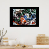 Losse kralenreeks - Gemstone Chips Poster (Keuken)