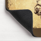 Losse kunstleder muismat (Hoek)