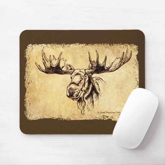 Losse kunstleder muismat (Met muis)