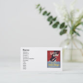 Losse Lips kan Visitekaartjes gooien (Staand voorkant)
