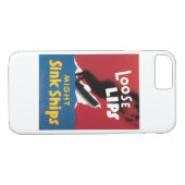 Losse Lips kunnen inktschepen gebruiken Case-Mate iPhone Case (Achterkant (Horizontaal))