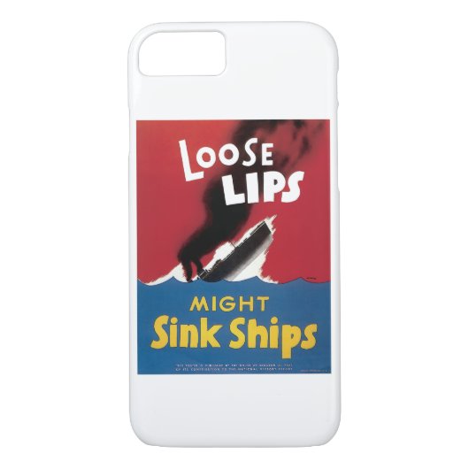 Losse Lips kunnen inktschepen gebruiken Case-Mate iPhone Case (Achterkant)