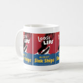 Losse Lips kunnen inktschepen gebruiken Koffiemok (Voorkant links)