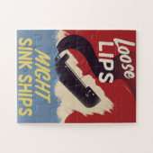 Losse Lips kunnen inktschepen gebruiken Legpuzzel (Horizontaal)