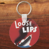 Losse Lips kunnen inktschepen gebruiken Sleutelhanger (Voorkant)