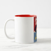 Losse Lips kunnen inktschepen gebruiken Tweekleurige Koffiemok (Links)