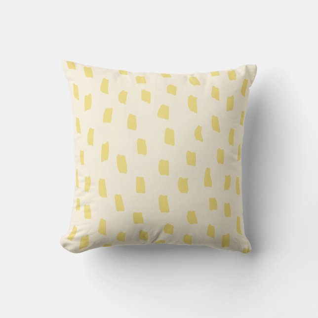 Losse Mark Butter Yellow Kussen (Voorkant)