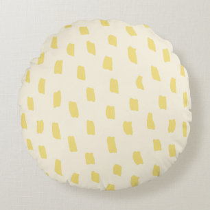 Losse Mark Butter Yellow Rond Kussen