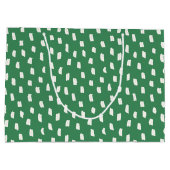 Losse Mark Leaf Green Groot Cadeauzakje (Achterkant)