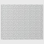 Losse Mark Zwart & Wit Cadeaupapier (Vlak)