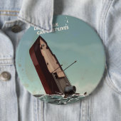 Losse praat kost levens WW2-poster Ronde Button 6,0 Cm (In situ)