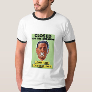 Losse praatjes kunnen levens kosten t-shirt