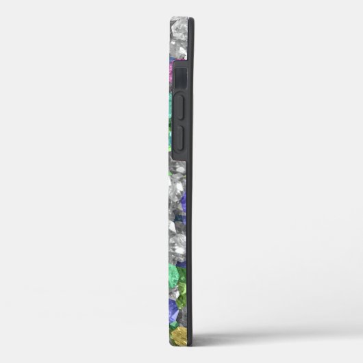 Losse regenboogstenen Case-Mate iPhone case (Achterkant / Links)