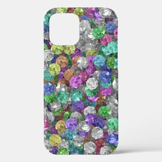 Losse regenboogstenen Case-Mate iPhone case (Achterkant)