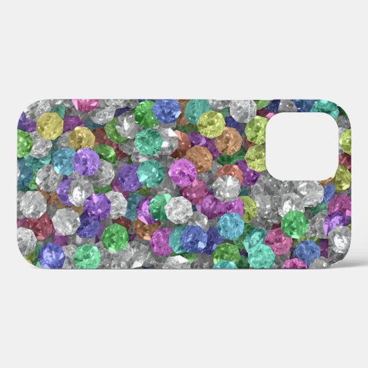 Losse regenboogstenen Case-Mate iPhone case (Achterkant (horizontaal))