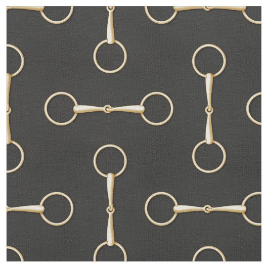 Losse Ring Snaffle Bit Equestrian (kleinschalig) Stof (Close Up)