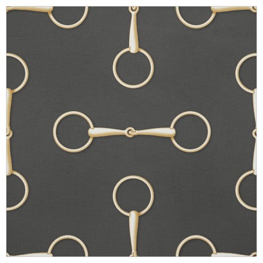 Losse Ring Snaffle Bit Equestrian (op grote schaal Stof (Swatch)