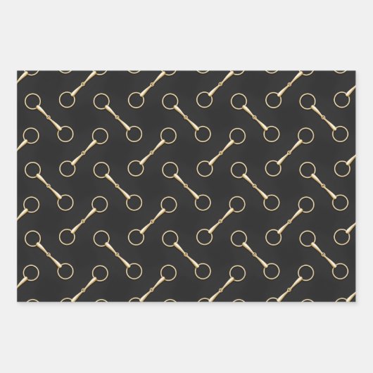 Losse Ring Snaffle Bits Equestrian Inpakpapier Vel (Voorkant 3)