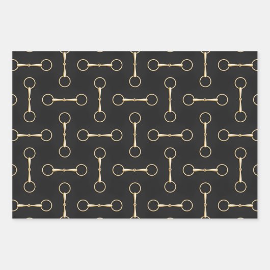 Losse Ring Snaffle Bits Equestrian Inpakpapier Vel (Voorkant 3)