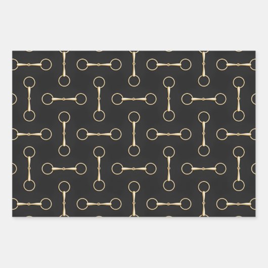 Losse Ring Snaffle Bits Equestrian Inpakpapier Vel (Voorkant)