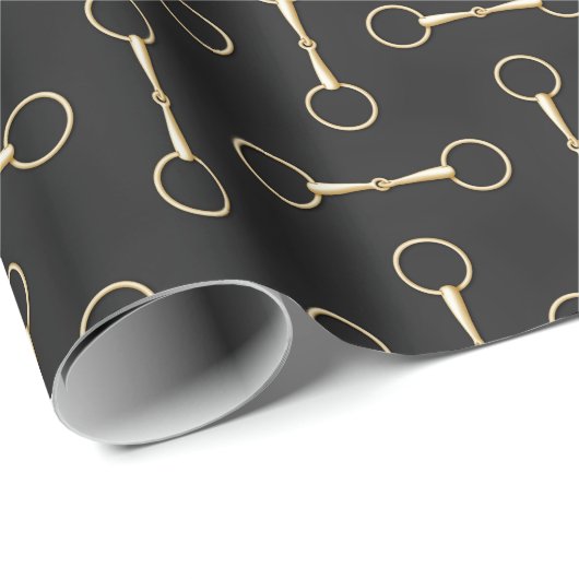 Losse Ring Snaffle Bits Equestrian (op grote schaa Cadeaupapier (Rol Hoek)