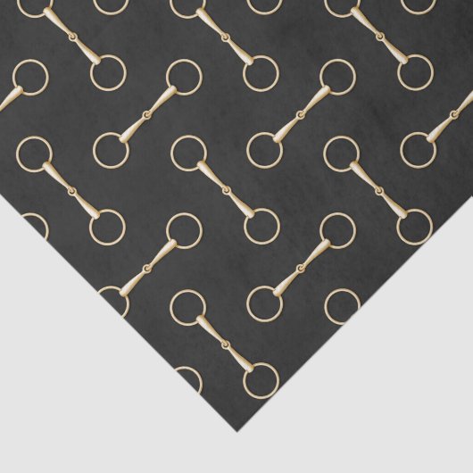Losse Ring Snaffle Bits Equestrian Tissuepapier (Detail)