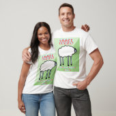 Losse schapen als een lang legende schaap t-shirt (Unisex)