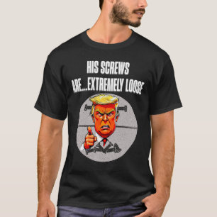 Losse Schroeven Trump Humor Woordensalade Leugens T-shirt
