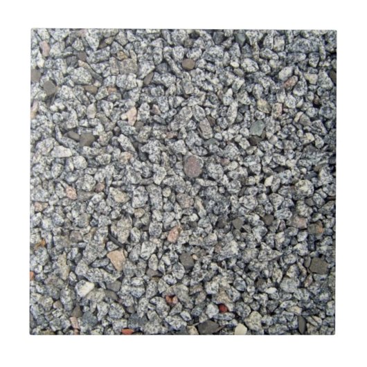 Losse steen en grindtextuur tegeltje (Voorkant)