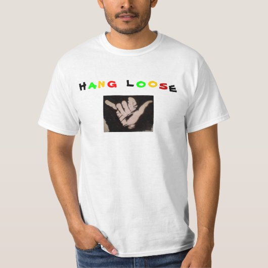 Losse T-shirt hangen (Voorkant)