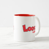 Losse traditionele Logo Tweekleurige Koffiemok (Voorkant rechts)