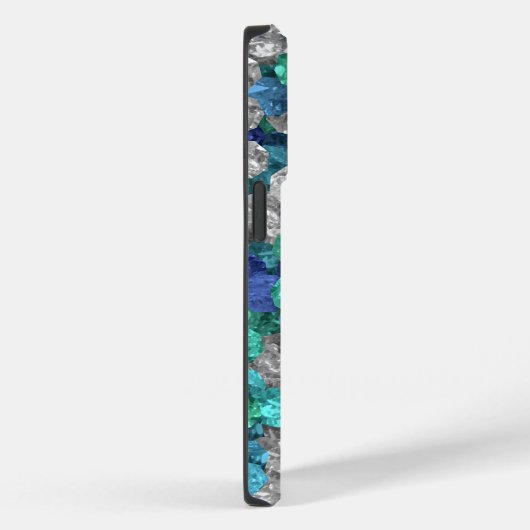 Losse turquoise en blauwe edelstenen Case-Mate iPhone case (Achterkant / Rechts)