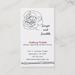 Losse Visitekaartje met snijkunst