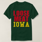 Losse vlees Iowa voedselsandwich staat favoriete h T-shirt (Design voorkant)
